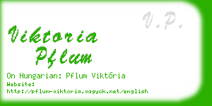 viktoria pflum business card