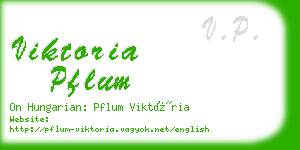 viktoria pflum business card